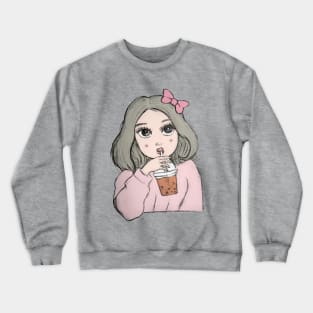 Bubble Tea Princess Crewneck Sweatshirt